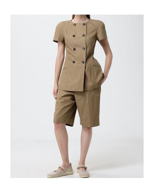 Dries Van Noten Natural Button Jacket