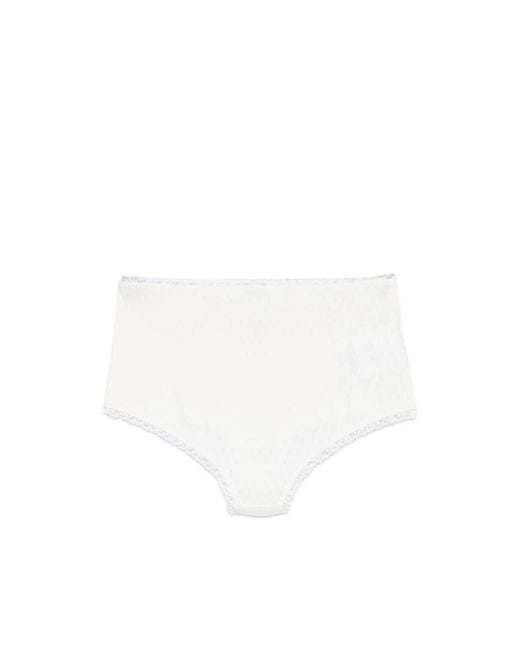 Miu Miu White Cotton Briefs