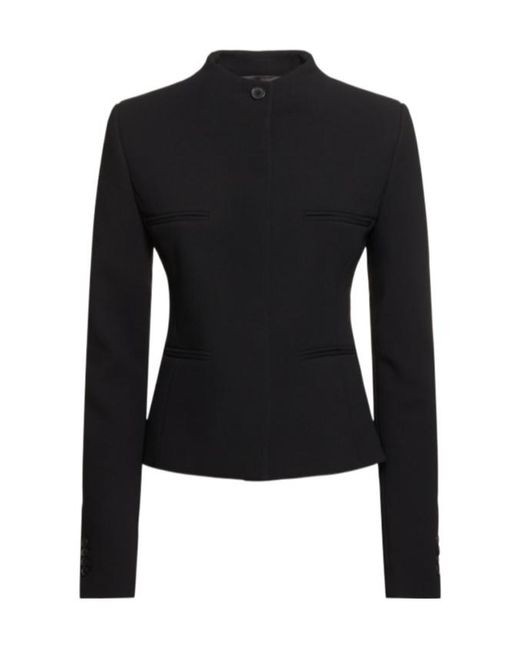 Courreges Black Long-Sleeved Casual Jacket