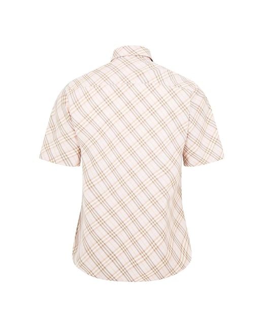 Burberry White Logo Shirt for men