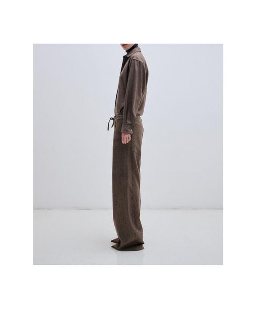 DARKPARK Gray Checked Button-Up Shirt