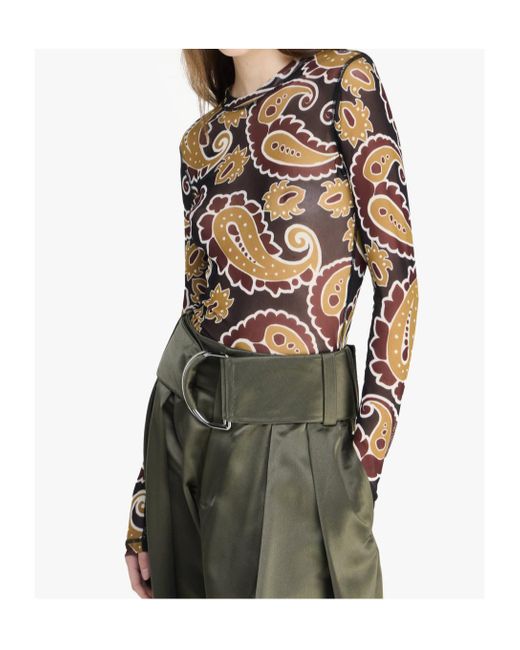 J.W. Anderson Brown Jw Anderson Long Sleeve Underpinning Top