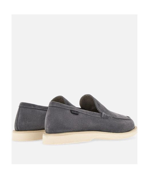 Hogan Blue H616 Loafers for men