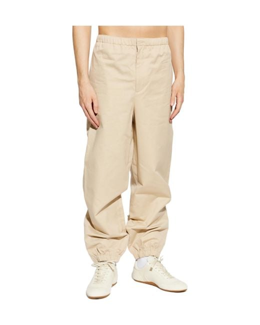 Jil Sander Natural Elastic Cuff Pants for men