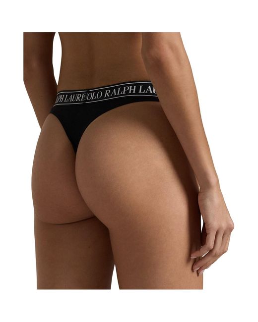 Polo Ralph Lauren Black Logo Striped Underpants
