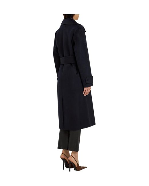 Joseph Blue Breasted Wool And Cashmere-Blend Coat