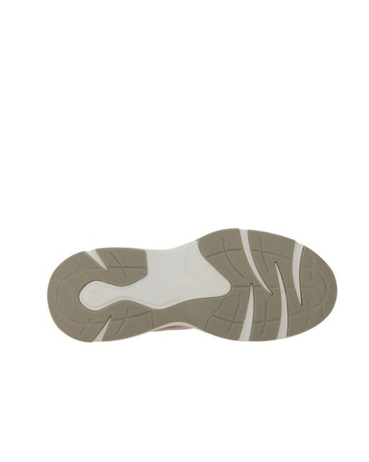 Stuart Weitzman Gray Round-Head Sneakers