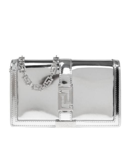 Versace Gray Chain-Linked Wallet