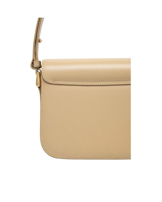 A.P.C. Natural Logo Printed Shoulder Bag