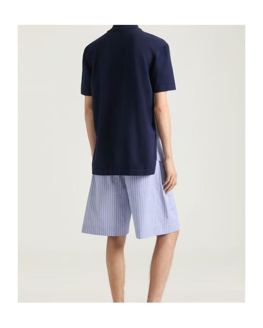 Givenchy Blue Striped Bermuda Shorts for men