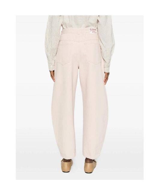 Closed White Jazzie Tapered Jeans