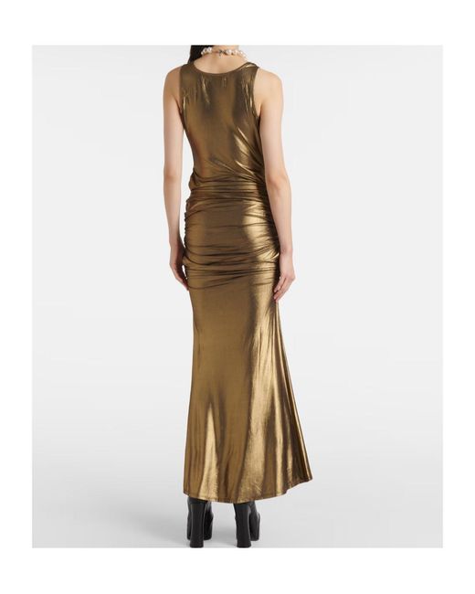 Vivienne Westwood Natural Liz Draped Jersey Gown