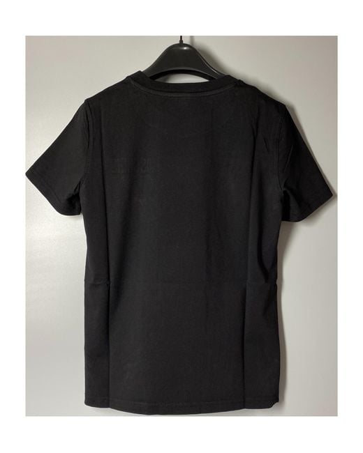 Moschino Black Round-Necked Logo T-Shirt