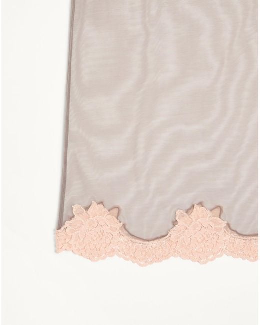 Valentino Brown Tulle Skirt