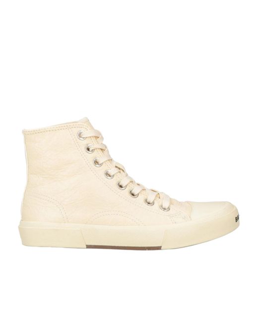 Balenciaga Natural High-Top Sneakers