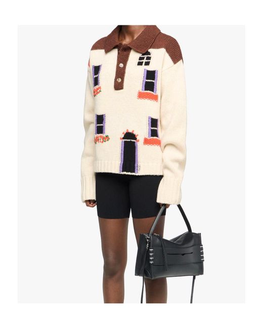 J.W. Anderson Multicolor Jw Anderson House Intarsia Polo Jumper