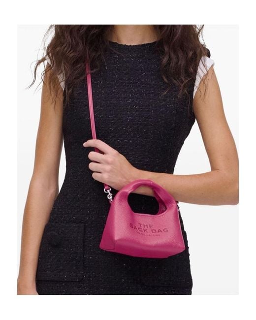 Marc Jacobs Pink The Micro Crossbody Sack Bag