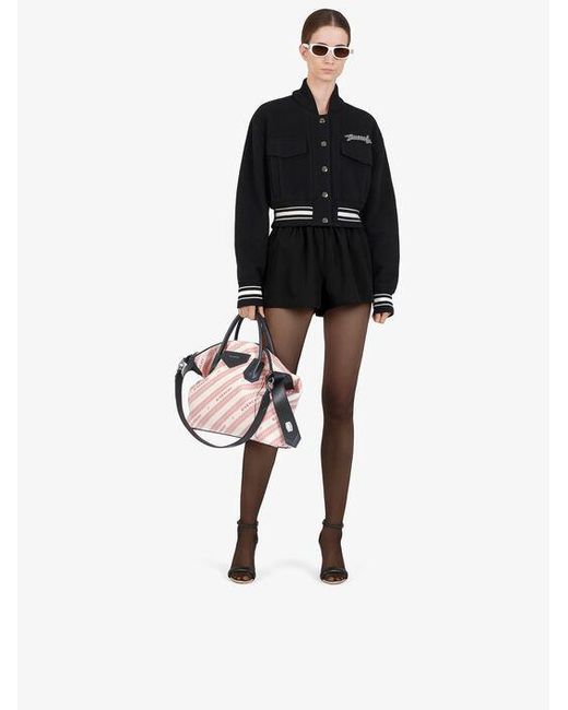 Givenchy Black Puffy Bermuda Shorts