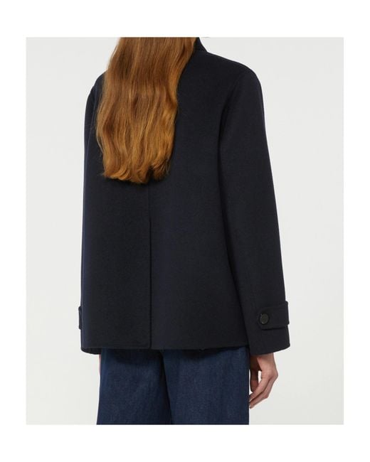 Weekend by Maxmara Blue Wkdfantino Double-Breasted Coat