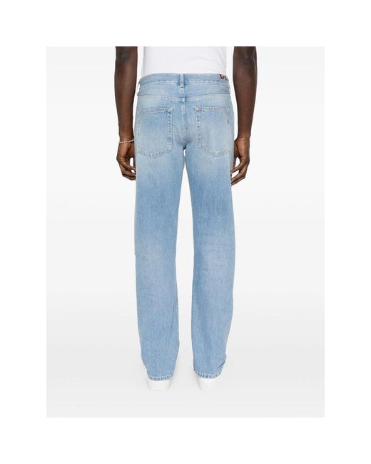 Dondup Blue Jeans With Belt Loops for men