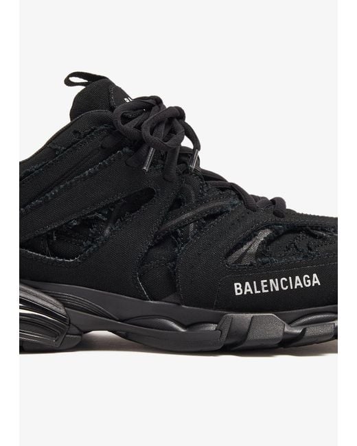 Balenciaga Black Track Low-Top Sneakers for men