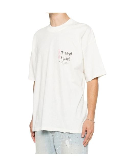 Represent White Private Members T-Shirt for men