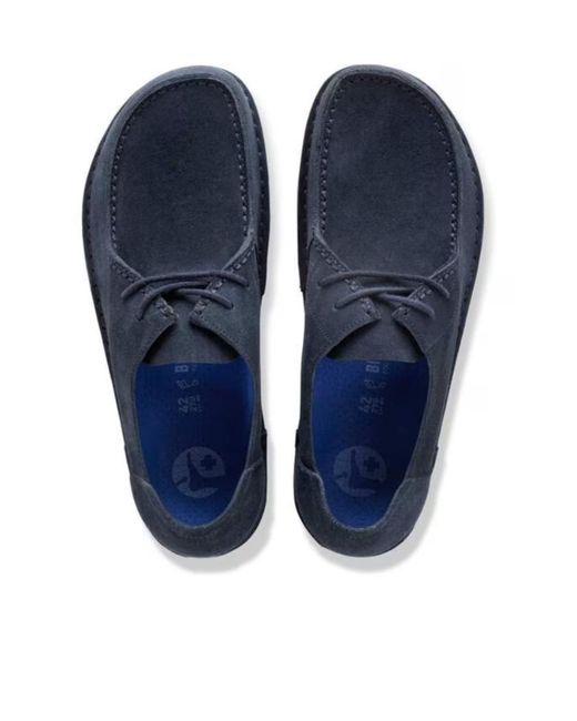 Birkenstock Blue Utti Lace-Up Shoes for men
