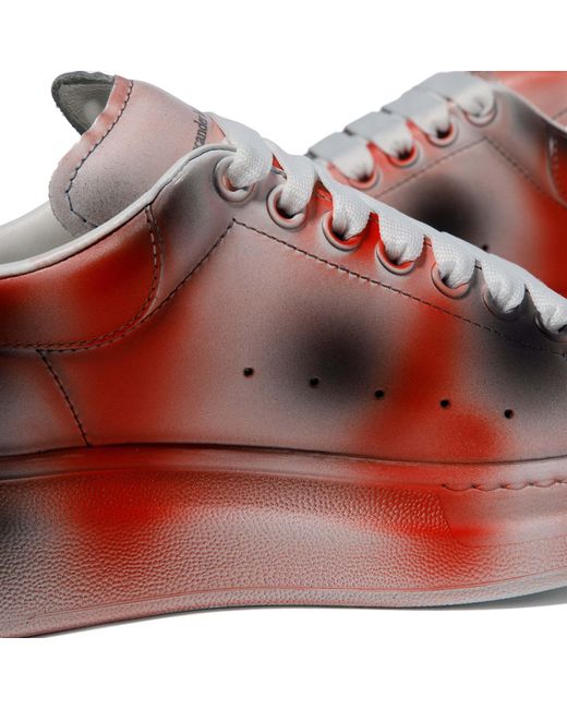 McQueen Red Logo Board Shoes for men