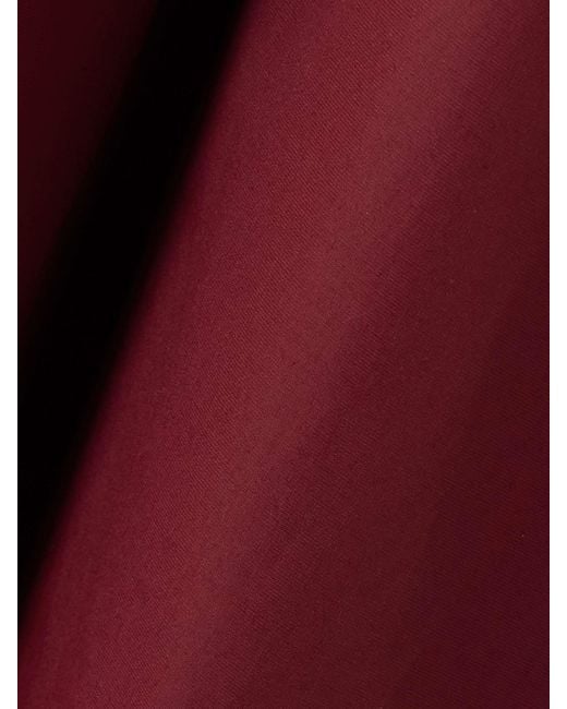Proenza Schouler Red Paneled Shell Midi Dress