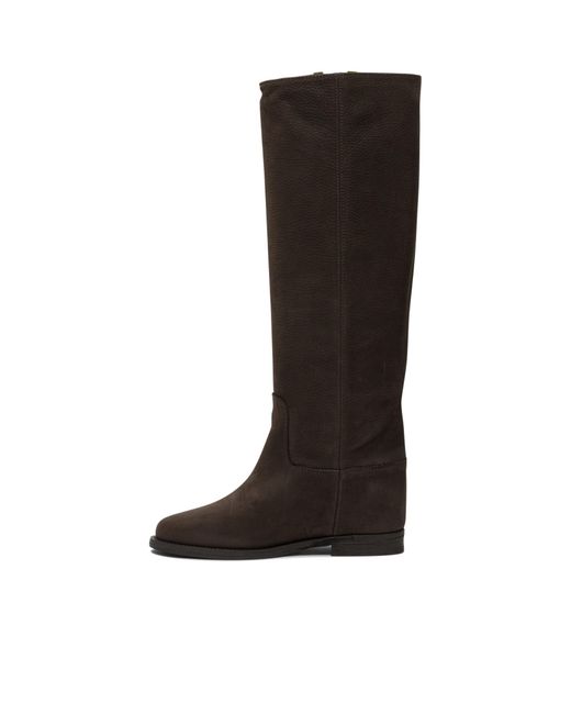 Via Roma 15 Black Leather Boots
