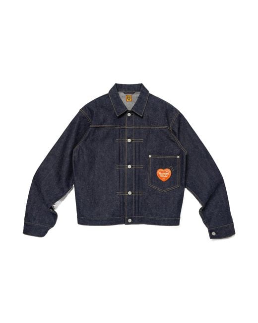 Human Made Blue Long-Sleeved Casual Jacket for men