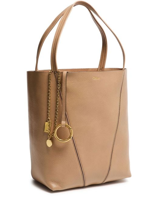 Chloé Brown Spin Shoulder Bag