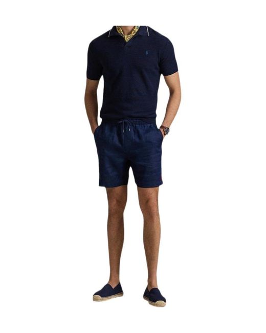 Polo Ralph Lauren Blue Polo Prepster Shorts for men