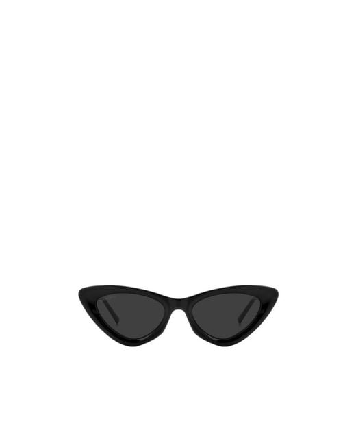 Jimmy Choo White Eyewear Addy Cat-Eye Frame Sunglasses