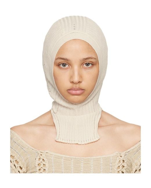KNWLS Natural Stray Balaklava Hat