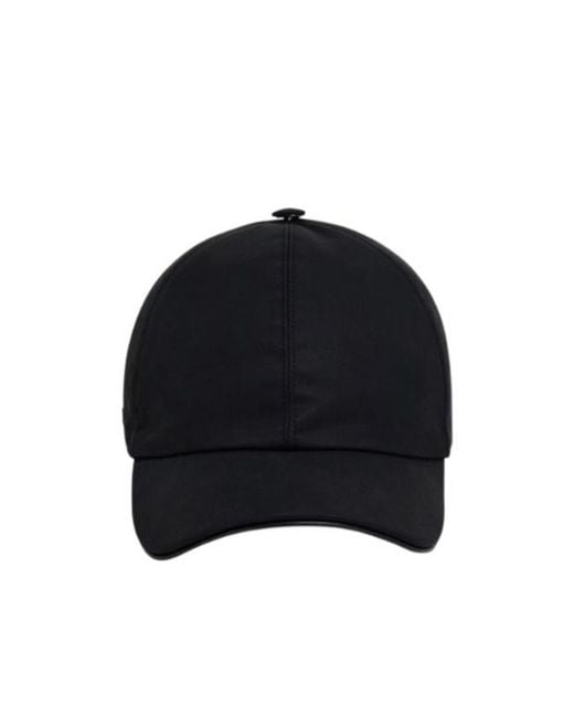 Ferragamo Black Ferragamo Gancini Buckle Baseball Cap for men