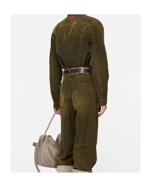 Acne Green Corduroy Jacket for men