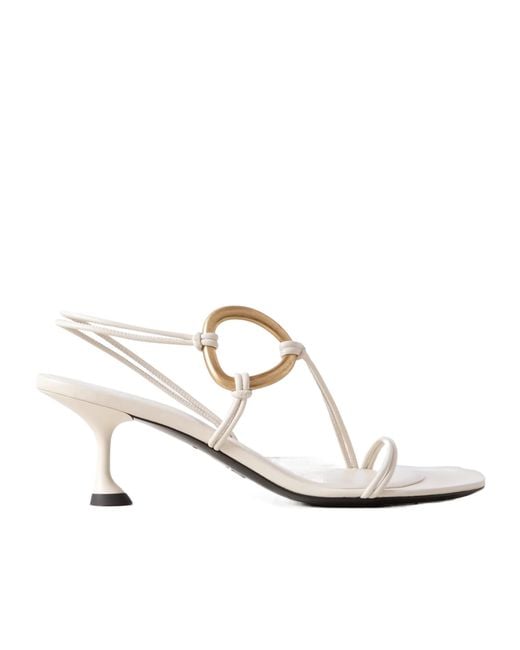 Proenza Schouler White Hoop High-Heeled Sandals