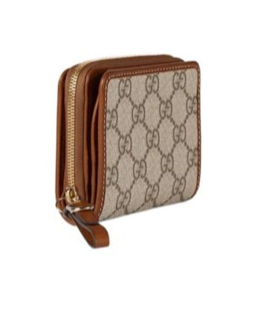 Gucci Multicolor Gg Emblem Zip Mini Wallet