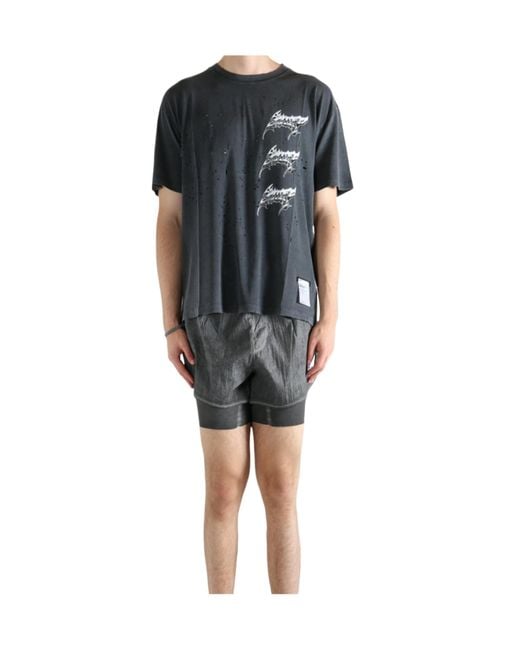 Satisfy Multicolor Mothtech Artistic Motif T-Shirt for men