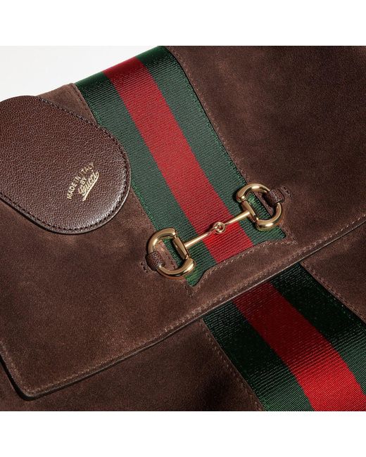 Gucci Brown Paparazzo Medium Top Handle Bag