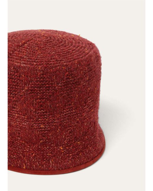 Loro Piana Red Cernobbio Hat