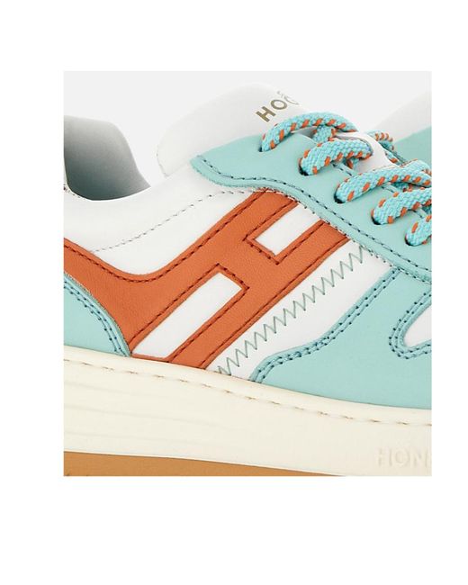 Hogan White H630 Low-Top Sneakers