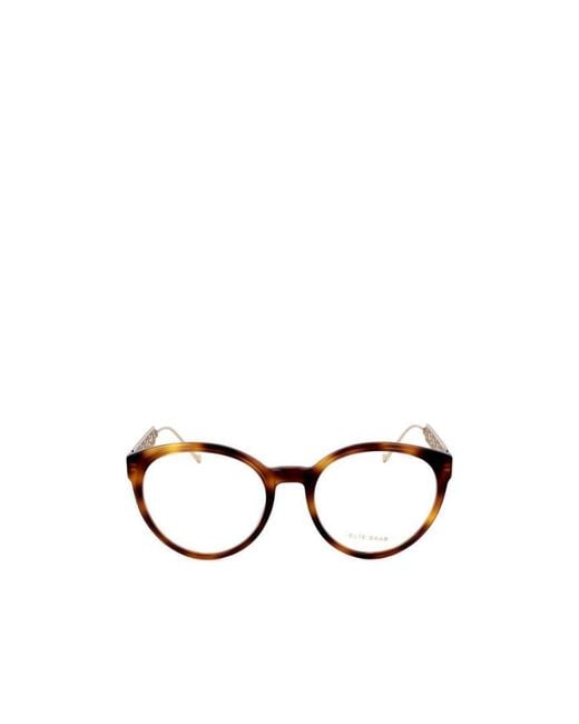 Elie Saab Multicolor Round Frame Glasses