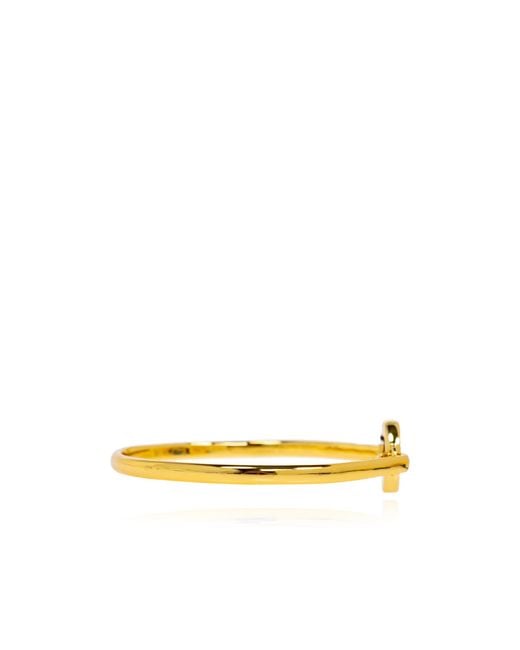 Marc Jacobs Metallic The Button Hinge Bracelet