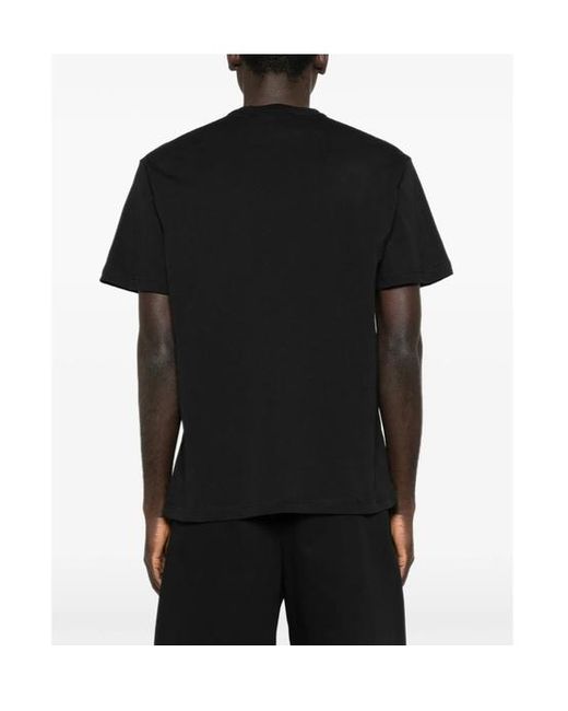 Versace Black Jeans Couture Logo Printed Crewneck T-Shirt for men