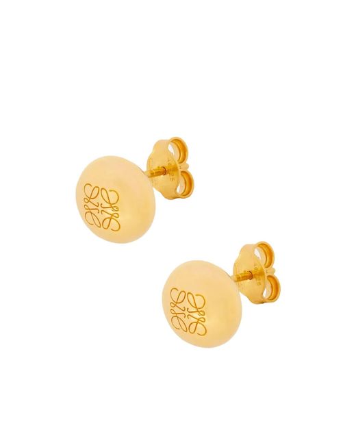 Loewe Metallic Logo Earrings