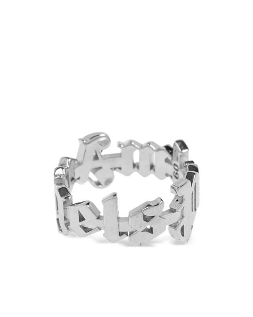 Palm Angels White Angels Ring for men