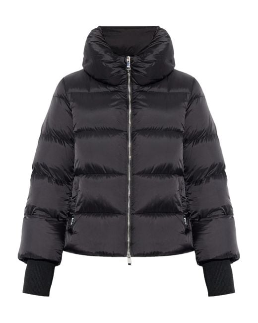 Add Black Short Hooded Down Jacket