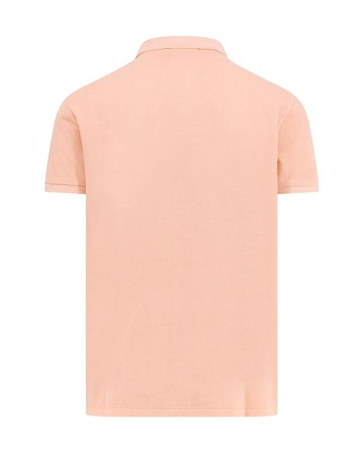 Polo Ralph Lauren Pink Custom Slim Mineral-Dyed Polo Shirt for men